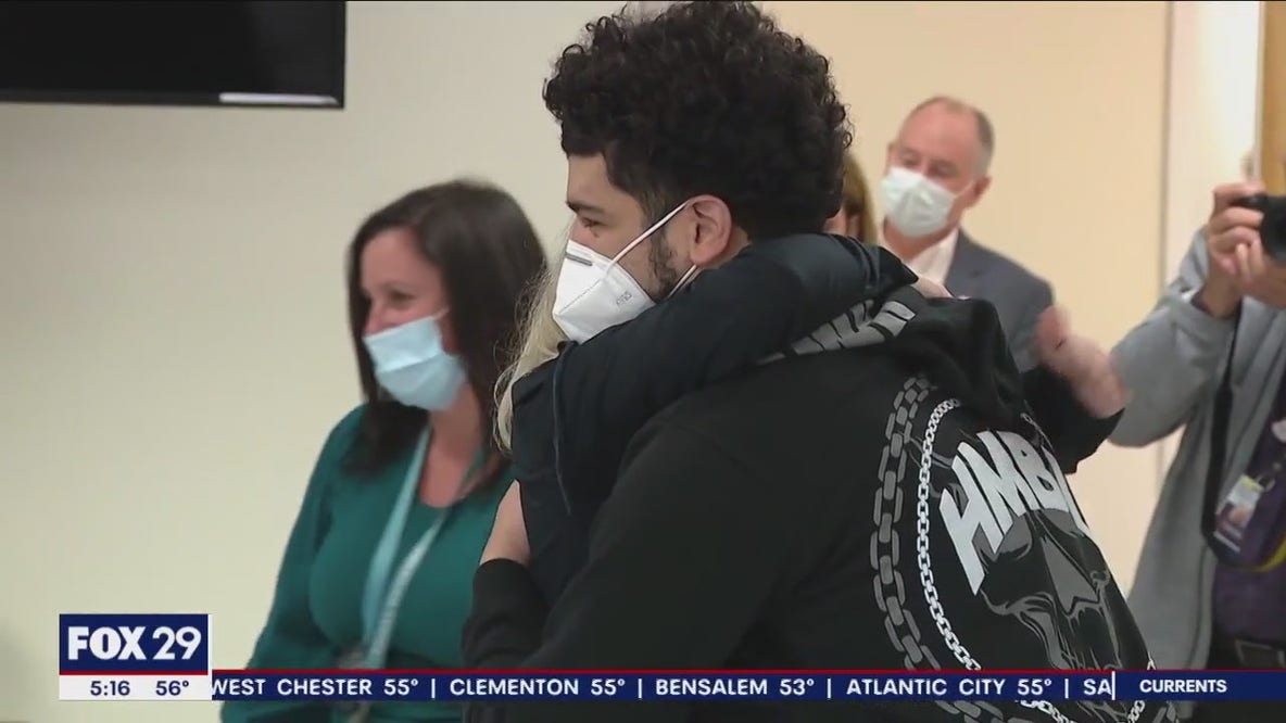 One year after shooting, 17-year-old thanks St. Christopher’s Hospital for Children staff that saved his life
